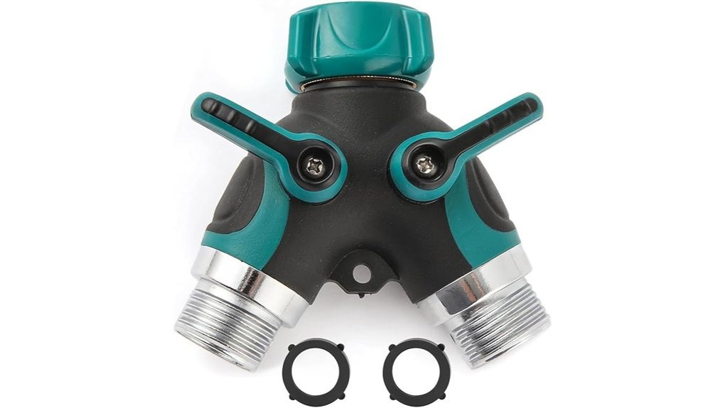 durable dual hose connector