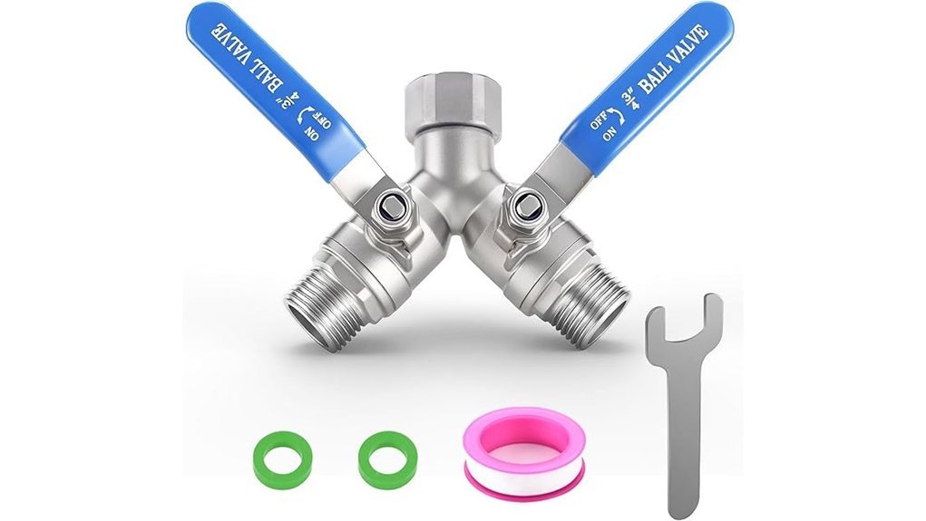 durable garden hose splitter