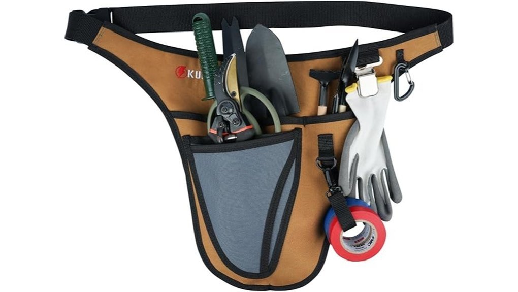 garden tool storage belt