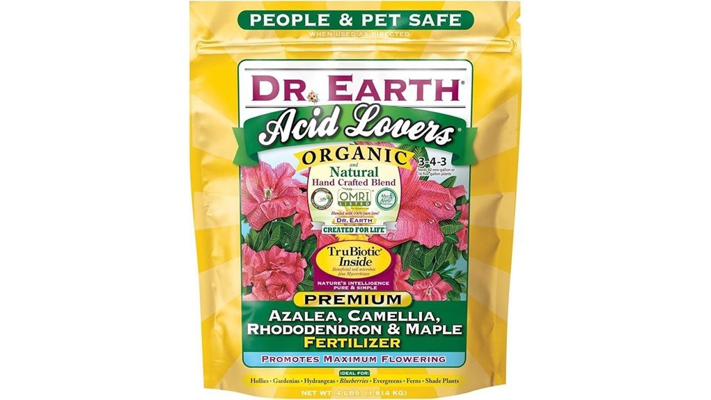 natural fertilizer for acid lovers