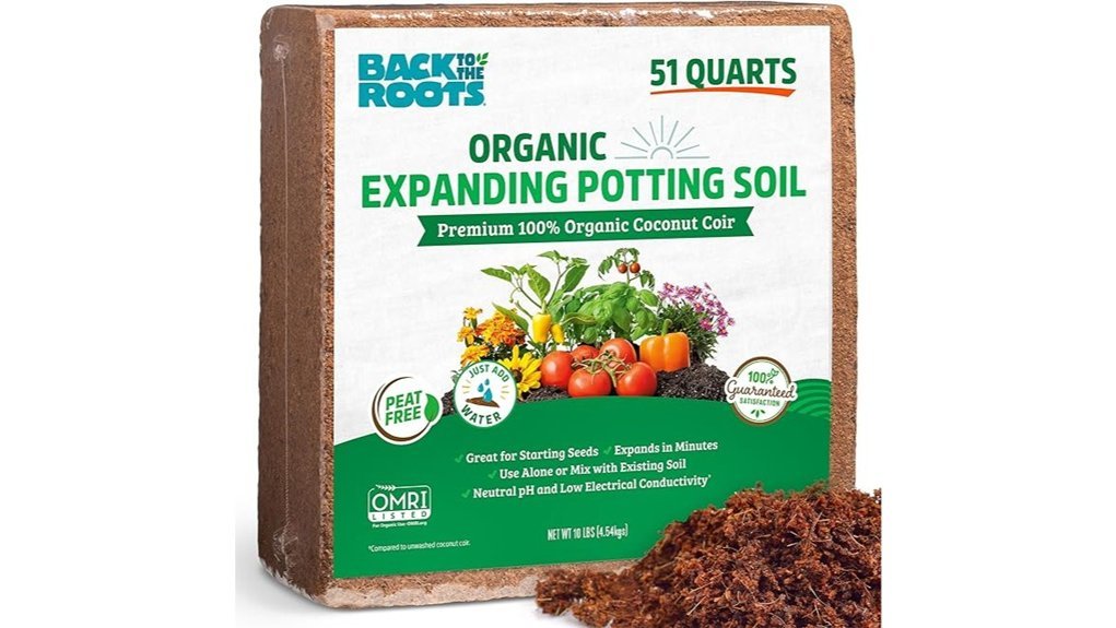 organic coir soil blend
