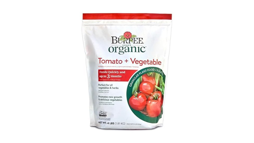 organic tomato plant food