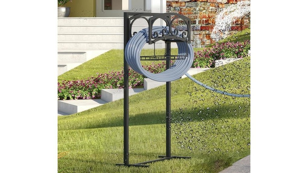 sturdy garden hose holder