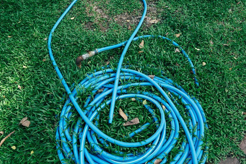 tidy yard hose organization