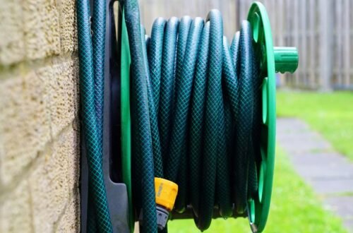 tidy yard hose storage