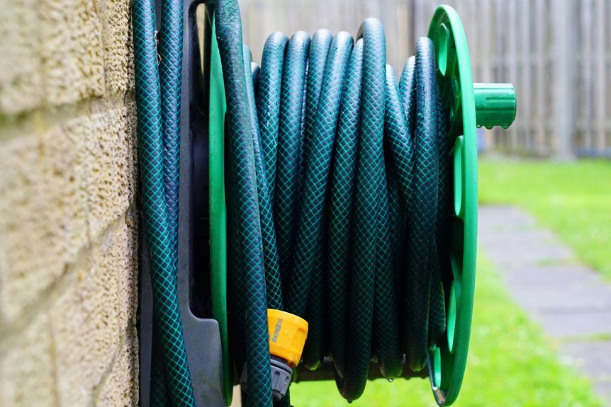 tidy yard hose storage