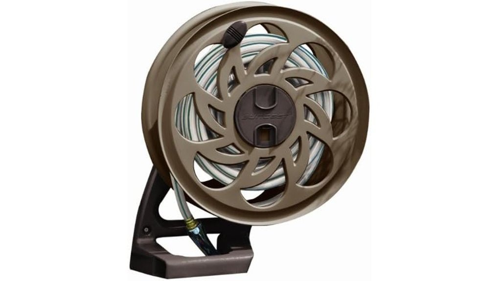 wall mounted hose reel