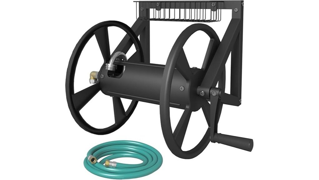 wall mounted hose reel