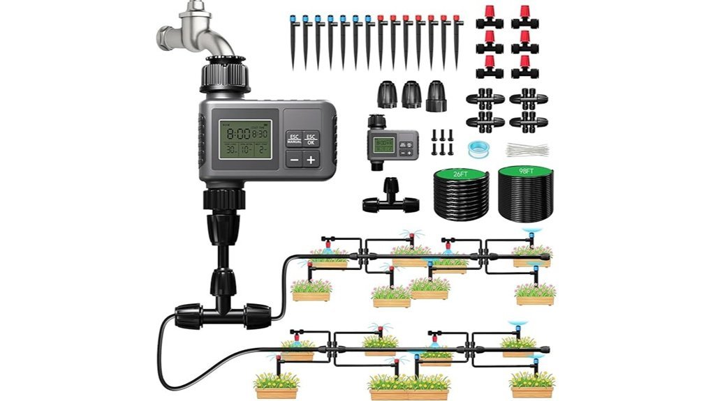 lcd timer drip irrigation