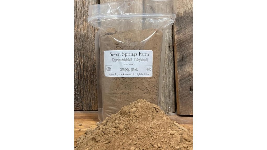 organic screened topsoil blend