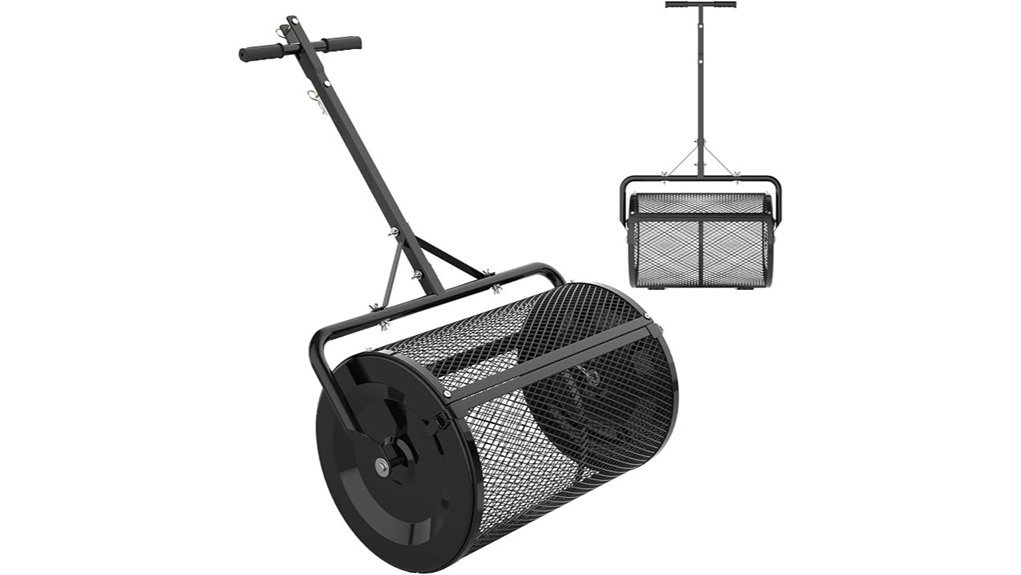 24 inch lawn compost spreader