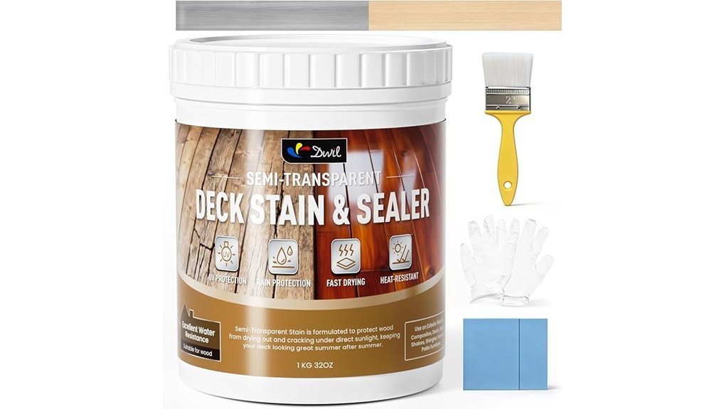 bleached gray wood stain