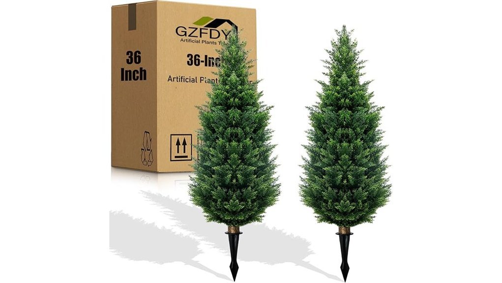cedar topiary trees pack