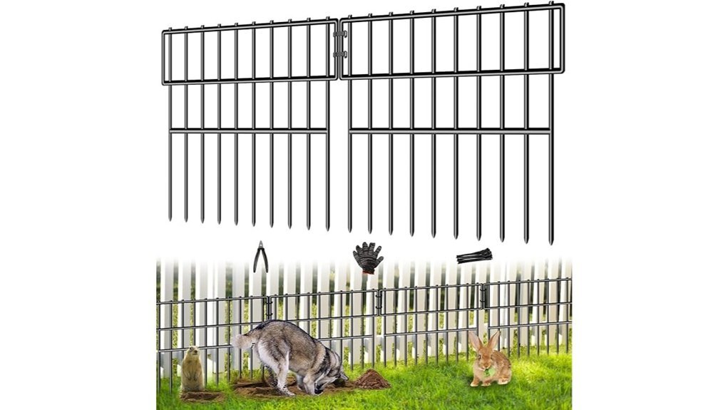dog fence with panels