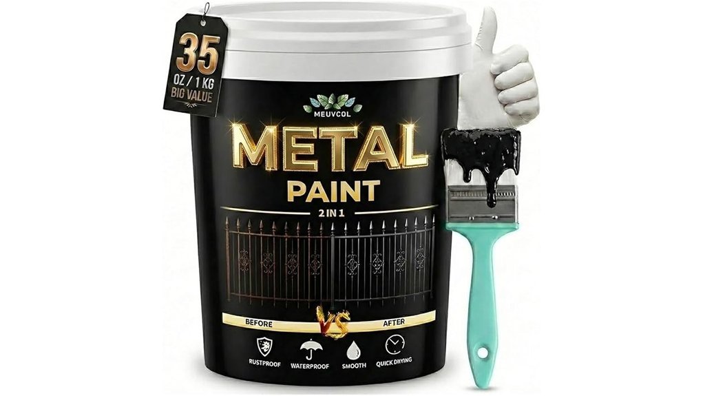 durable metal paint solution
