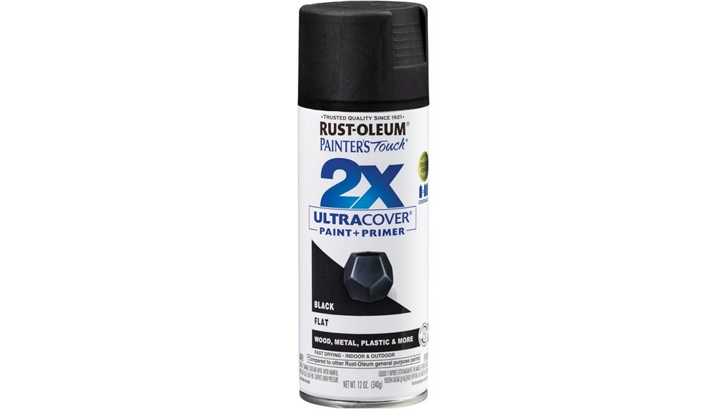 flat black spray paint