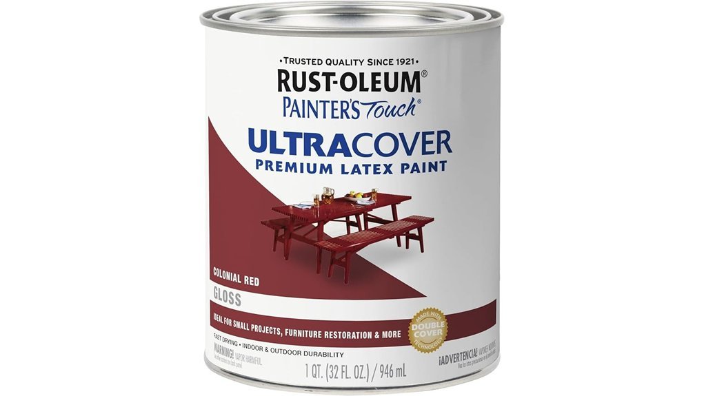 gloss colonial red paint