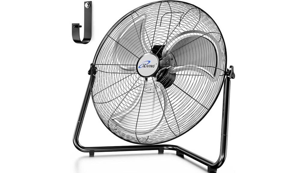 heavy duty floor and wall fan