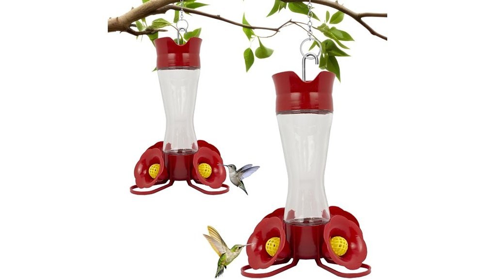 hummingbird feeders two pack