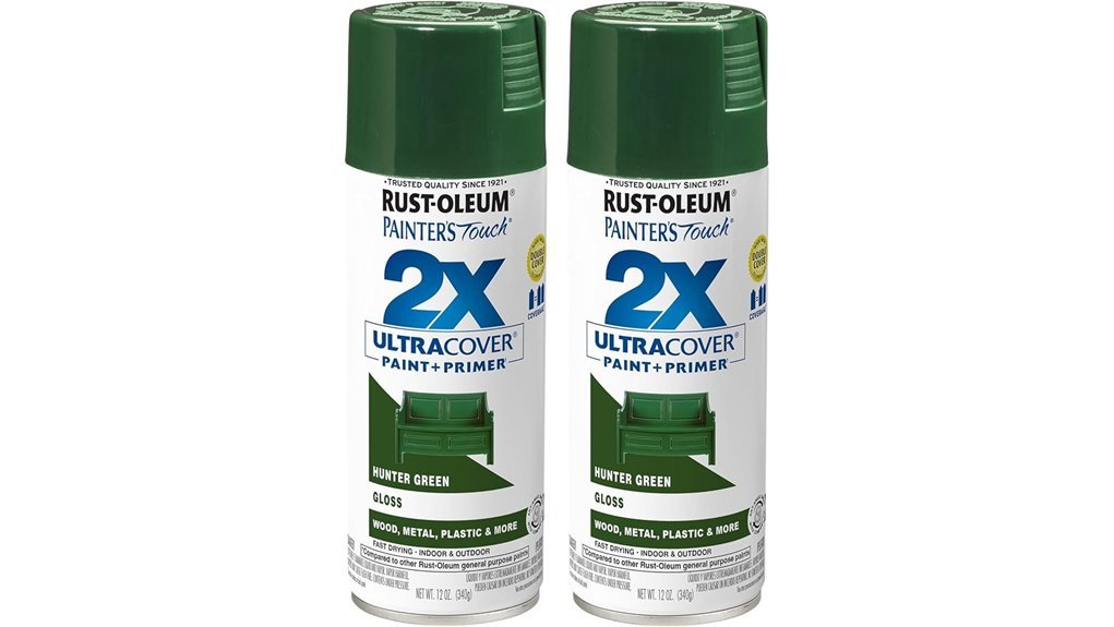 hunter green spray paint