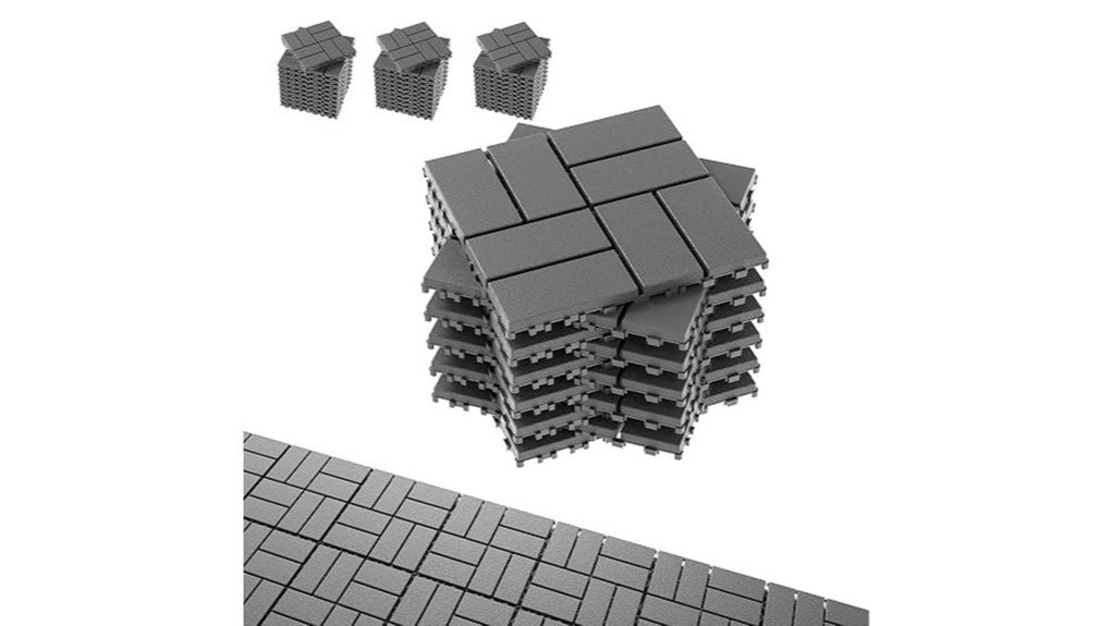 interlocking outdoor deck tiles