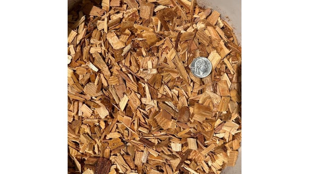natural pine wood mulch
