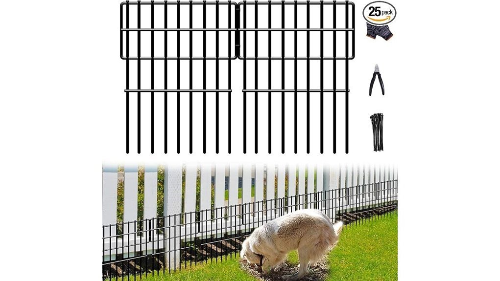 no dig dog fence panels