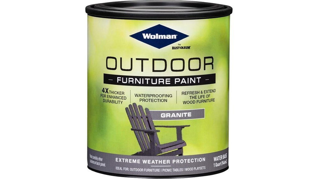 outdoor granite furniture paint