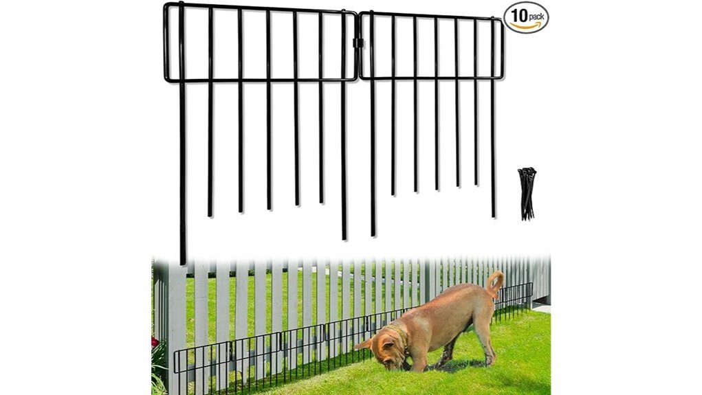 pet proof garden fence solution