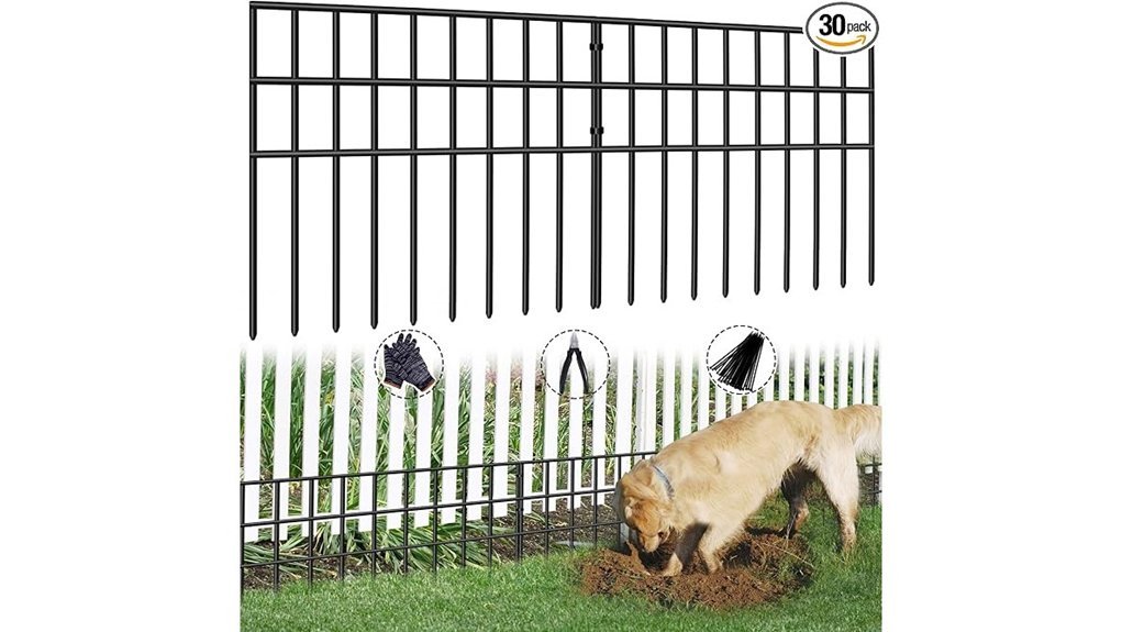 pet proof garden fencing solution