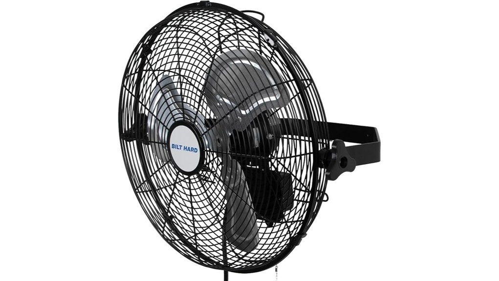 powerful outdoor wall fan