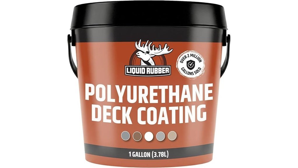 saddle brown deck coating