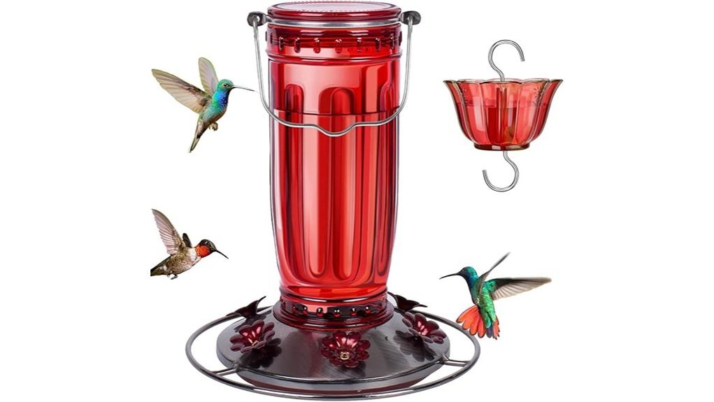 six port hummingbird feeder