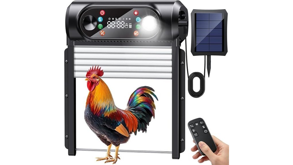 solar automatic chicken door