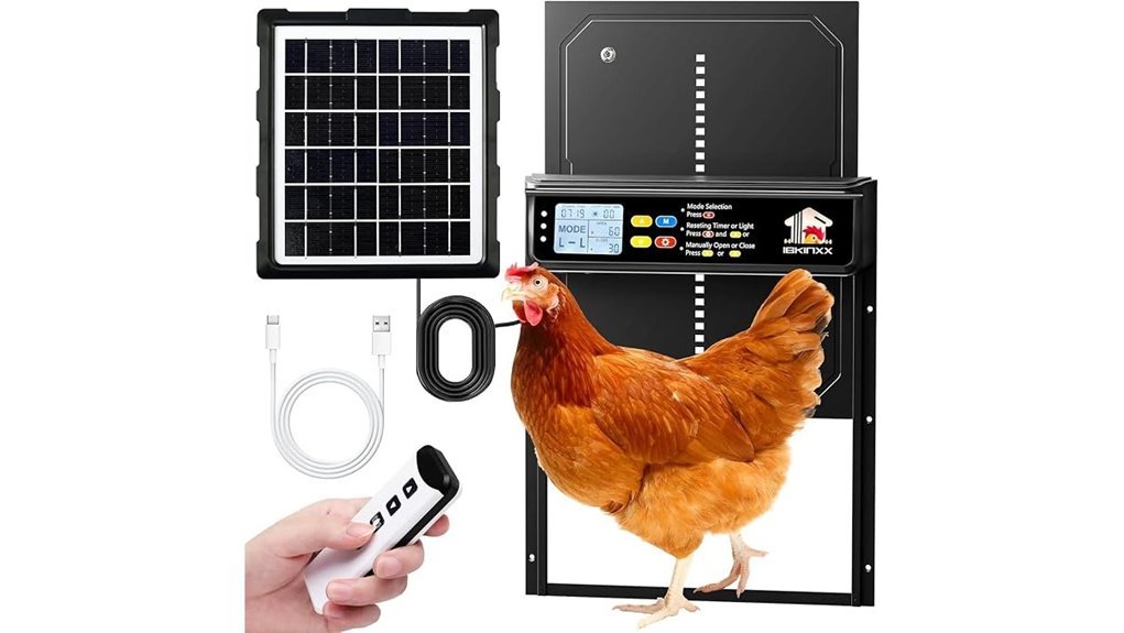 solar automatic coop door
