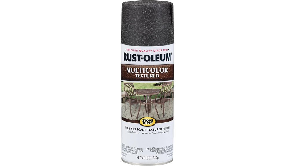textured aged iron spray