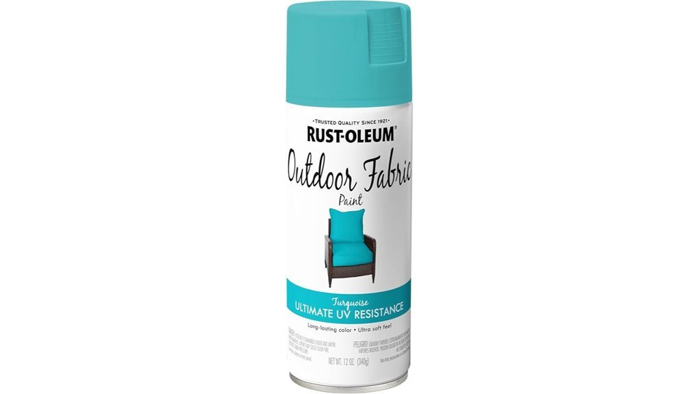 turquoise outdoor fabric spray