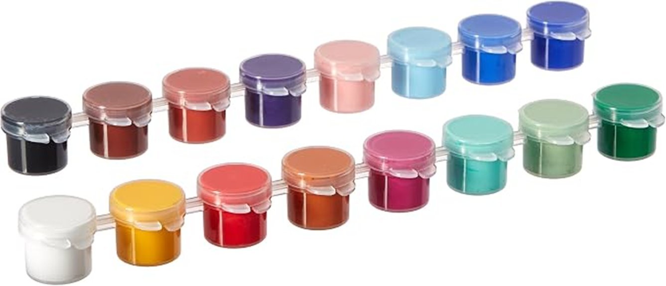 vibrant paint set included