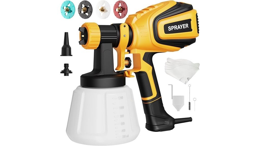 vonforn 700w hvlp sprayer